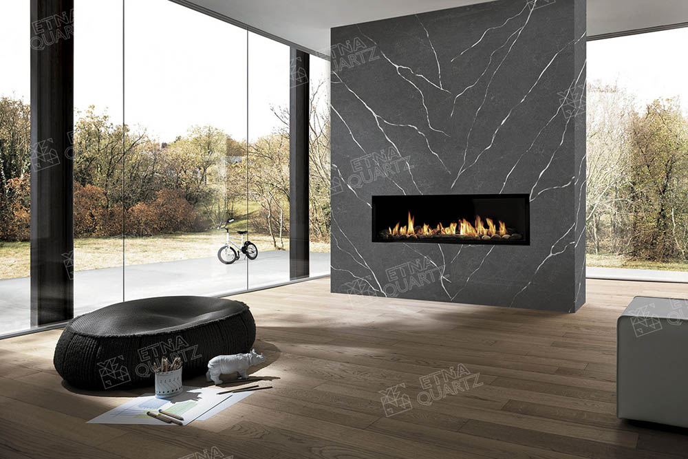 ETNA Quartz Grey Marquina EQHM 007