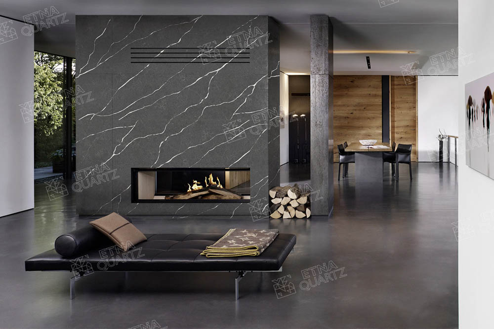 ETNA Quartz Grey Marquina EQHM 007