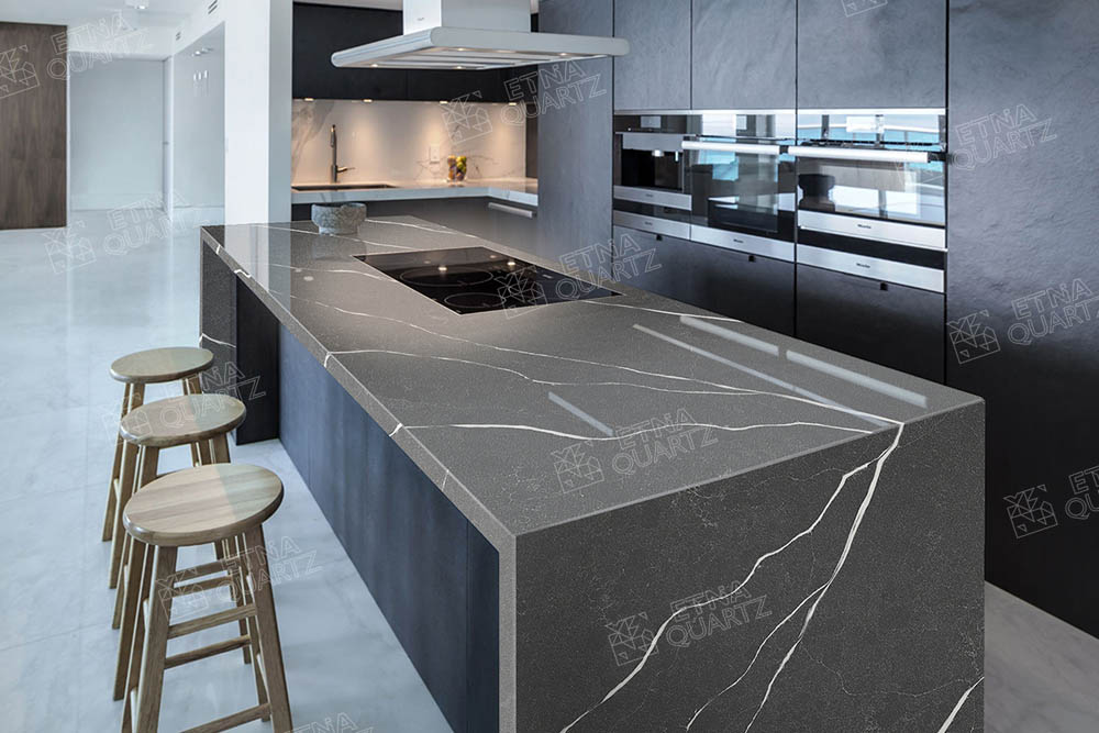 ETNA Quartz Grey Marquina EQHM 007