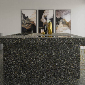 Technistone Taurus Terazzo Black