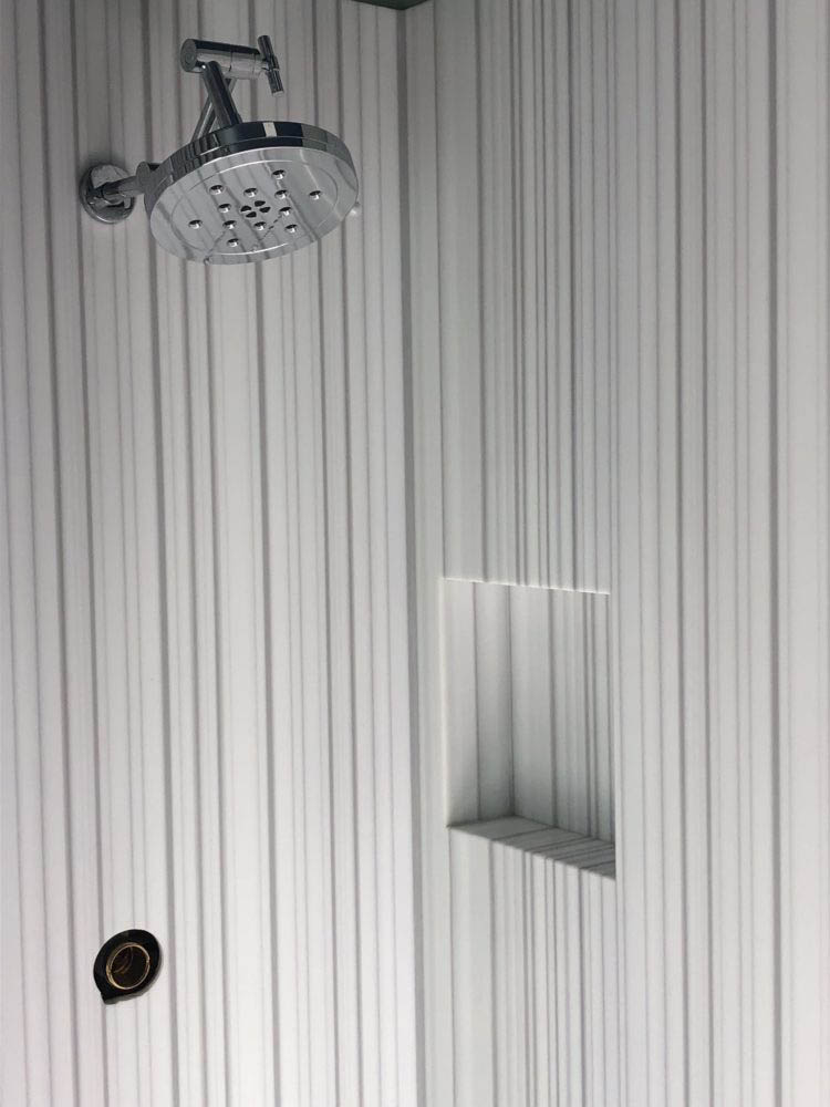 Corian Silver Linear
